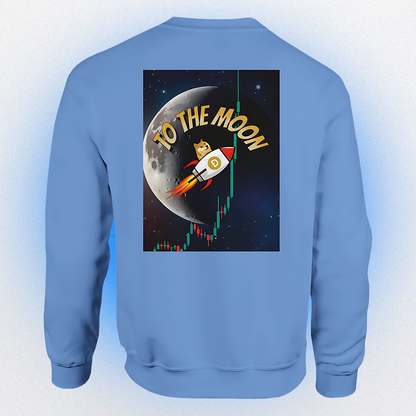 Basic unisex sweater "To the Moon" V3