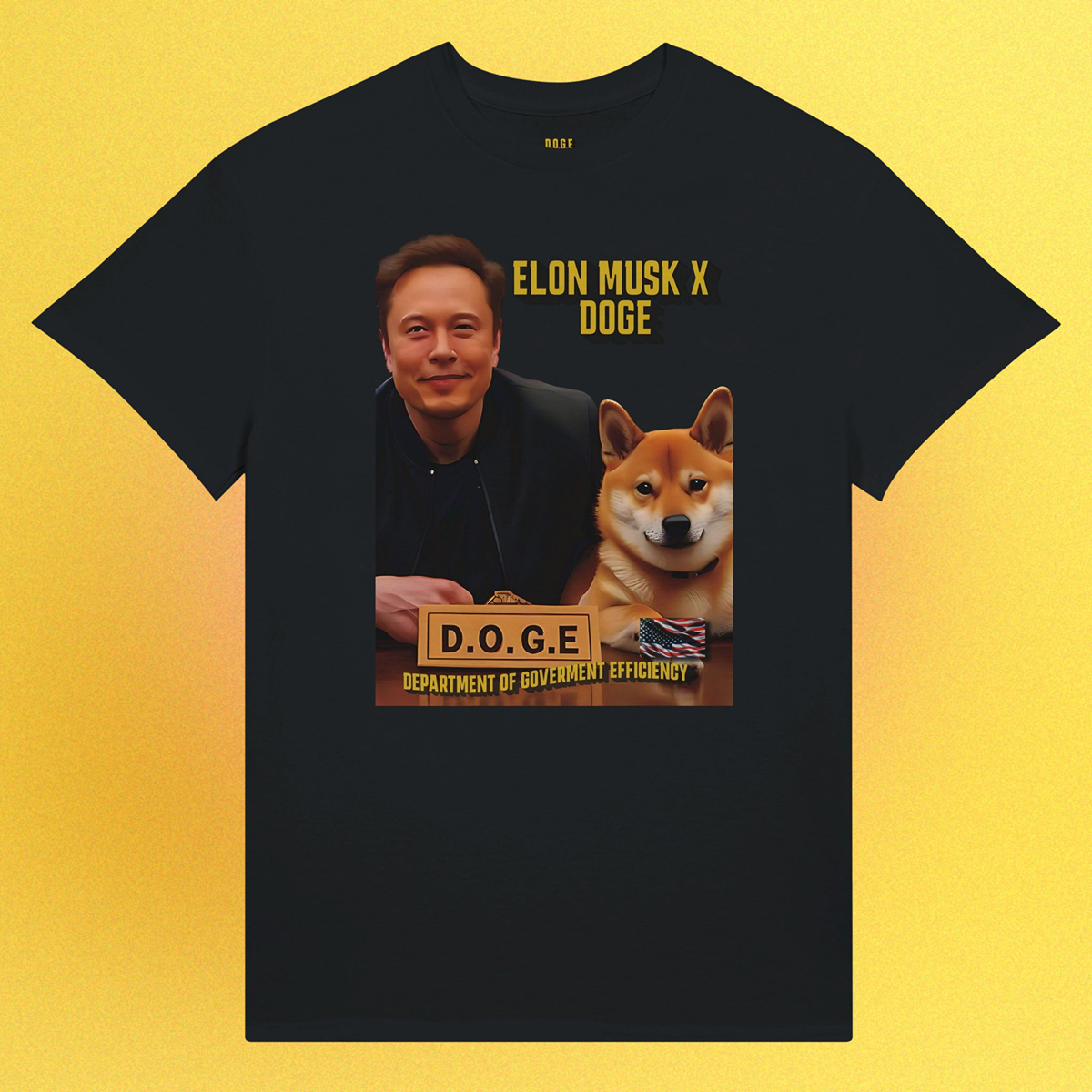 T-Shirt Dogecoin "Elon Musk x Doge"