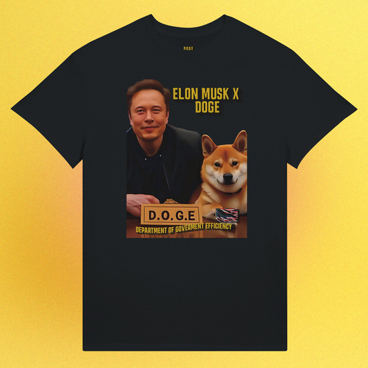T-Shirt Dogecoin "Elon Musk x Doge"